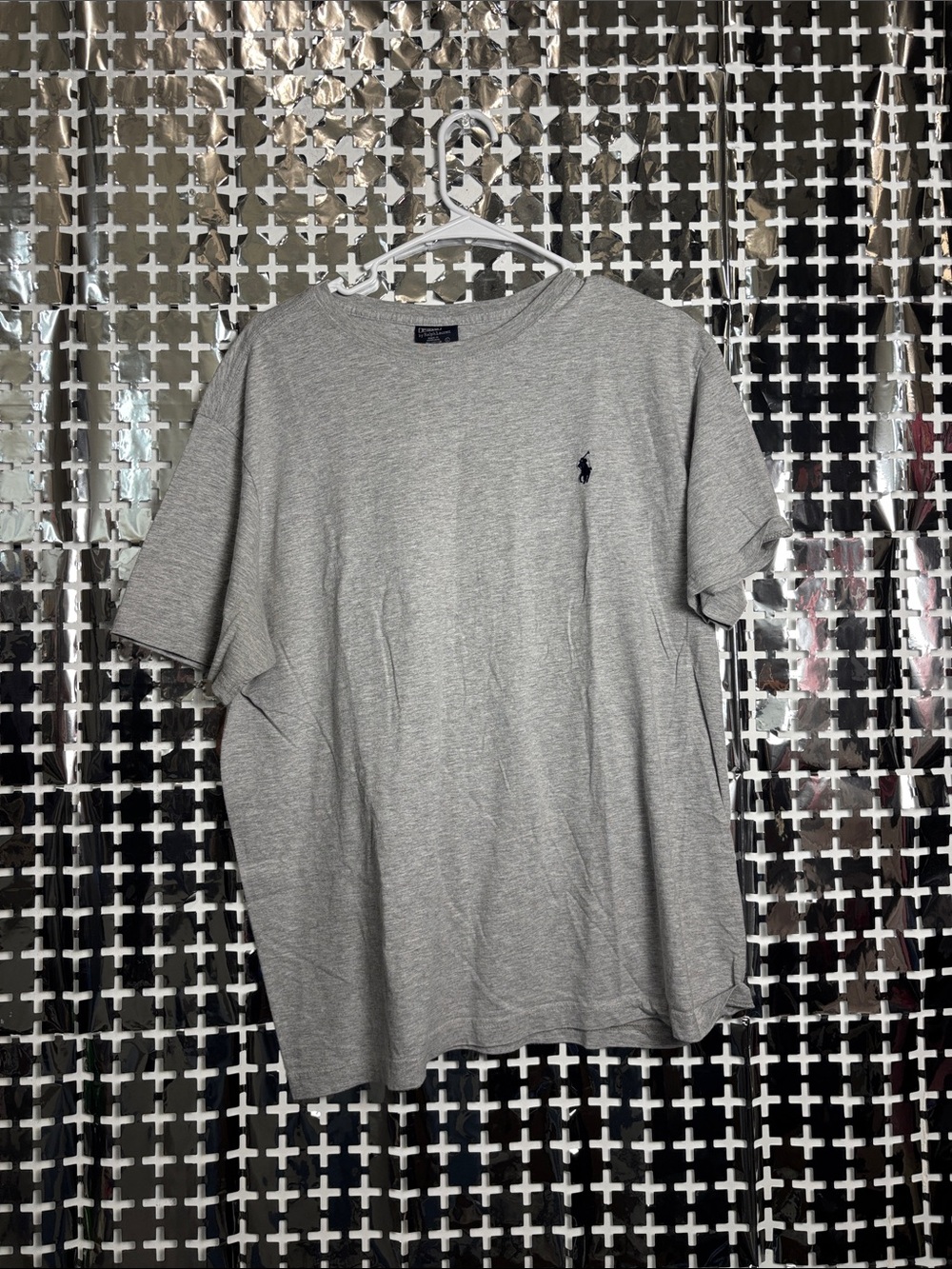 Polo by Ralph Lauren Gray Short-Sleeve Crew Tee with Navy Pony
